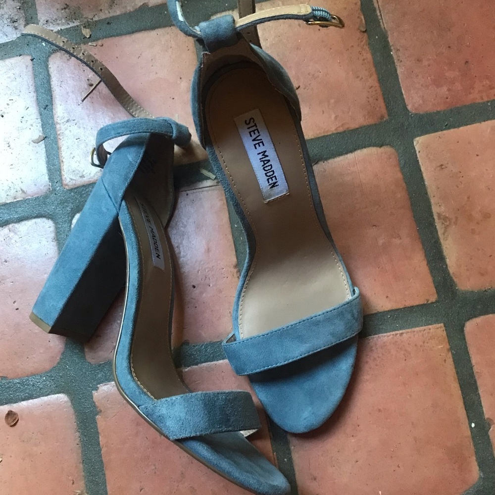 Blue Sandal Heels Size 9.5